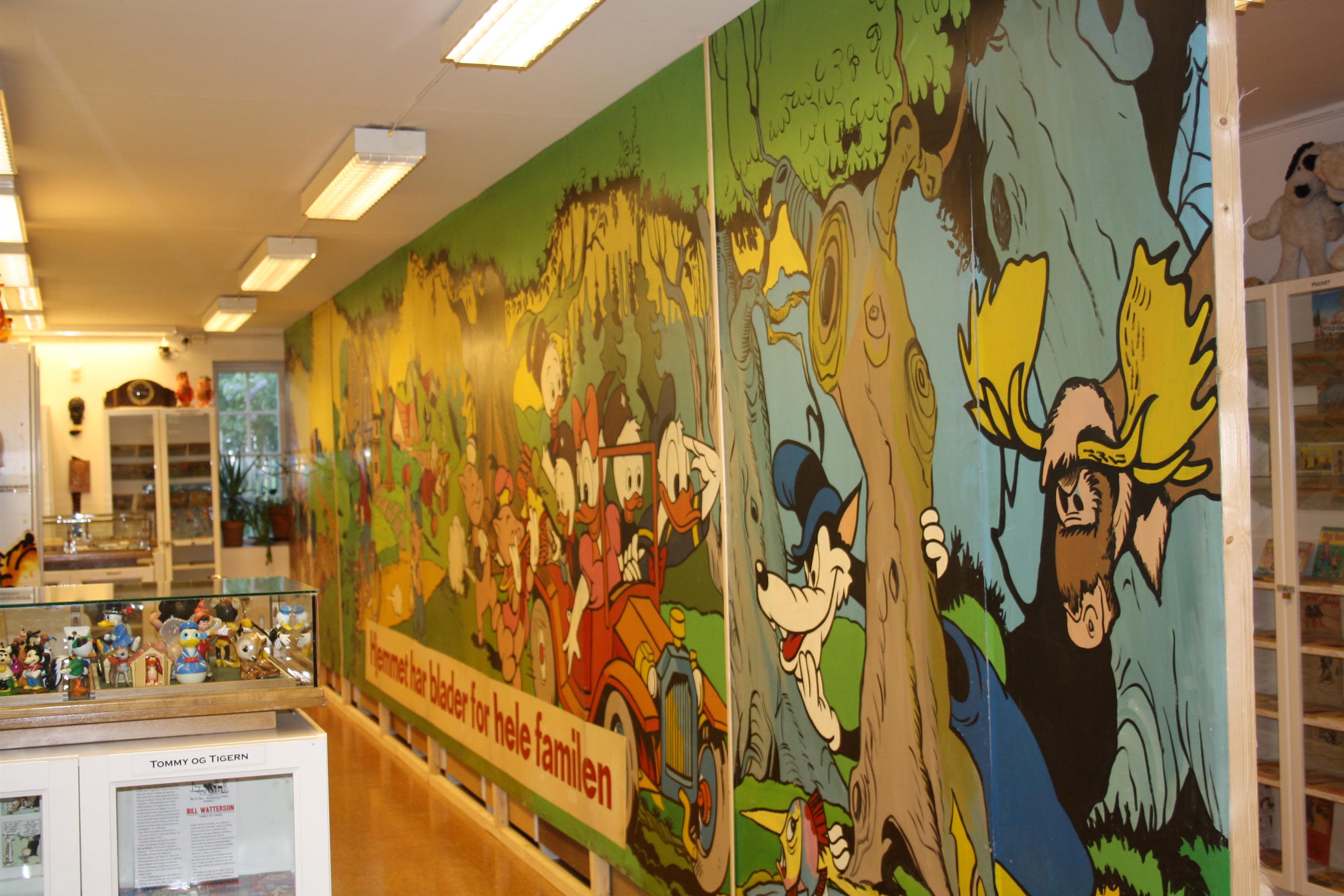 Opplevelsesrom i Tegneseriemuseet